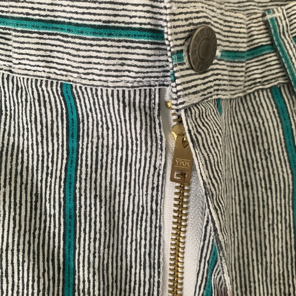 NWT VTG 90s shorts striped beach surf Zack Morris Sears Drummer Boy - Picture 8 of 9